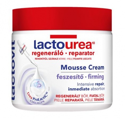 Testápoló mousse krém, 400 ml, LACTOVIT "Lactourea", bőrfeszesítő