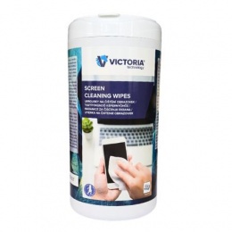 Tisztítókendő, általános felületre, 100 db, VICTORIA TECHNOLOGY