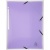 Gumis mappa, PP, A4, EXACOMPTA "Chromaline Pastel", lila