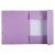 Gumis mappa, prespán, A4, EXACOMPTA, "Aquarel", lila